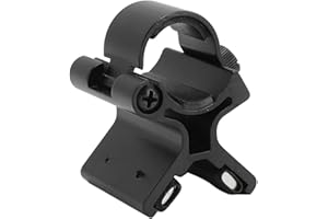 Serounder Magnetic Flashlight Mount, Adjustable 24-27mm Universal Clamp with Dual Magnetic Pads and Non Slip Cotton Pad for H