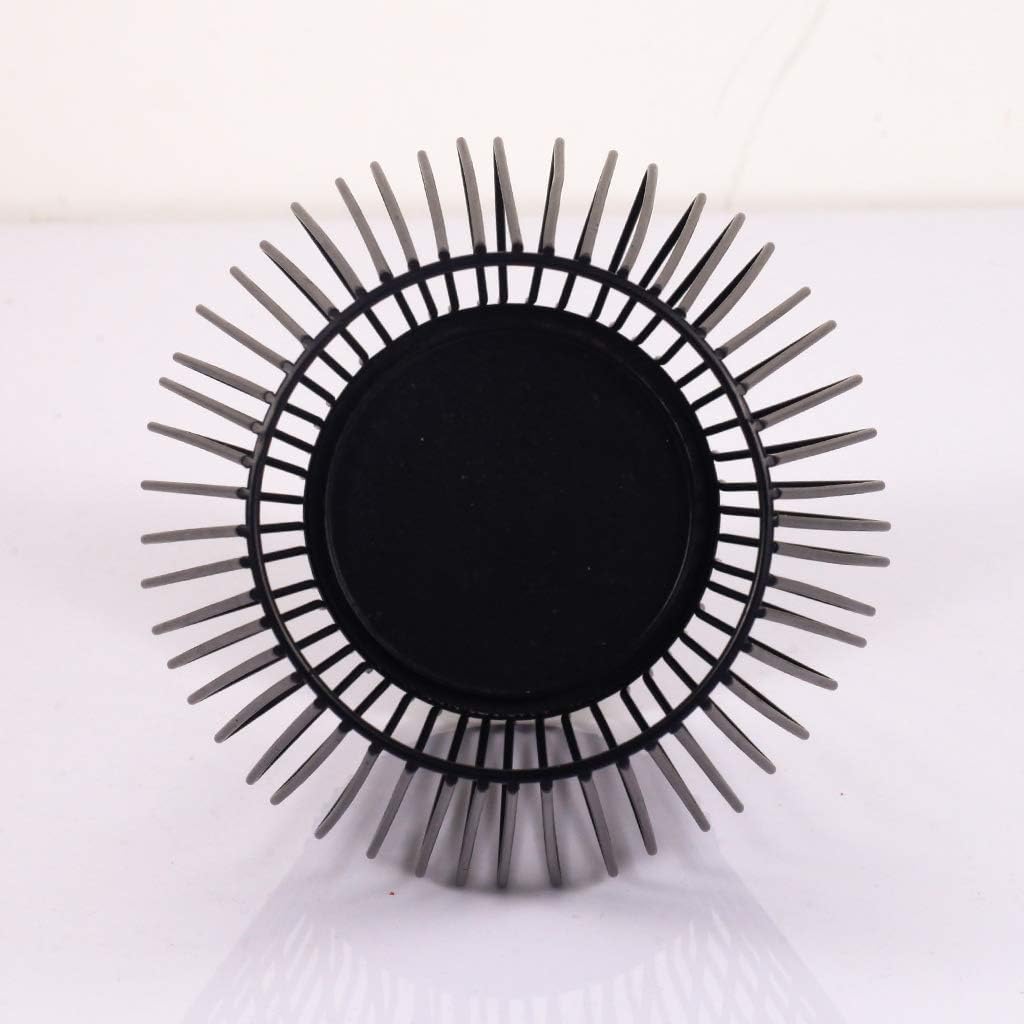 HUANGXIN Retro Candle Holders 2 Pcs Cylindrical Metal Candle Stand for Pillar & LED Candle Festival Birthday Candlelight Dinner Decorative Candleholders Black… (2, s+l): Home & Kitchen