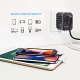 iBlockCube Universal Travel Power Adapter 4 USB 1 Type-C 150+ Countries view 4