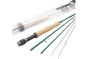 Aventik Fly Fishing Riverbend Series Fly Rod IM8 Graphite Blank 0/1/2/3/4/5/6/7/8 wt Rods, 6/7/8/9/10ft Lightweight Fly Fishing Rod Medium Fast Action