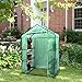 Ohuhu Small Walk-in Plants Greenhouse, 3-Tier 6-Shelf Stands Garden Green House, 56.3