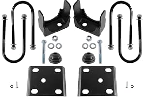 YSHAP 6" Rear Axle Drop Flip Kit Compatible with 1988-1998 Chevy GMC C1500,Silverado 1500 Pickup Truck 2WD Only - Lowering Drop Kit