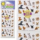 Fun Shapes Dogs Stickers - Party Favors & Craft Supplies - 360 Stickers