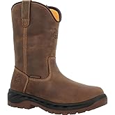 Georgia Boot OT Waterproof Pull On Work Boot, Brown, Size 10(W)
