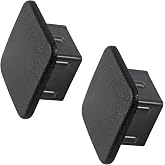 2 Pcs 1 1/4 Inch Trailer Hitch Tube Cover Plug Cap Universal Rubber Insert for 1.25'' Receivers Class 1 2 I II Ford Toyota GMC Subaru Jeep Dodge Nissan Audi BMW Porsche Polaris ATV UTV