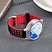 Huawei Smartwatch Band Strap- X4-TECH 18mm Width Silicone Watchbands Strap for Huawei Watch/Huawei Fit(Black/Red)