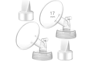 Momstouch 17mm Flange and Duckbill Valve Compatible with Spectra S1 S2 9 Plus Breastpump Replacement to Pump Parts, Not Original, Replace Accessories.