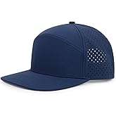 Qlauca Quick Dry Baseball Cap Flat Brim Snapback Hat Sun and Rain Protection Golf Hat for Men Women