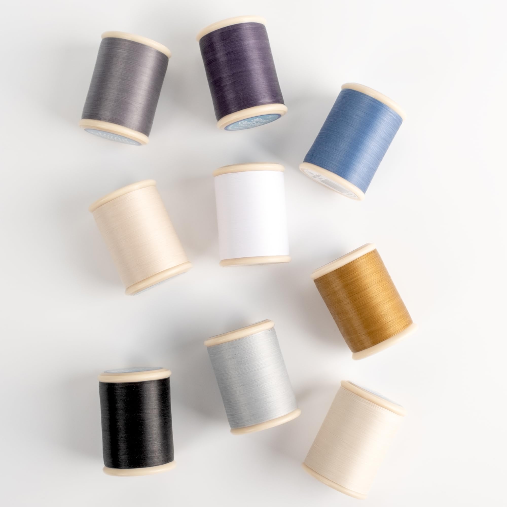 YLI Hand Quilting Thread - 100% Egyptian Cotton, Glazed, Strong & Tangle-Free, 500 yd. Spool - White