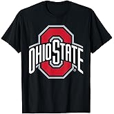Ohio State Buckeyes Icon Logo Black Officially Licensed T-Shirt