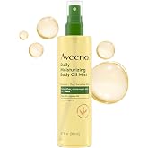 Aveeno Daily Moisturizing Body Oil Mist, 6.7 fl. oz | For Rough, Dry, Sensitive Skin with Oat Oil, Jojoba Oil, Nourishing Body Spray, Paraben- &amp; Silicone-Free