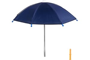 Aliyoham Squirrel Feeder Umbrella, Squirrel Picnic Table Umbrella for Outside, Replacement Mini Umbrella for Squirrel (Dark Blue)