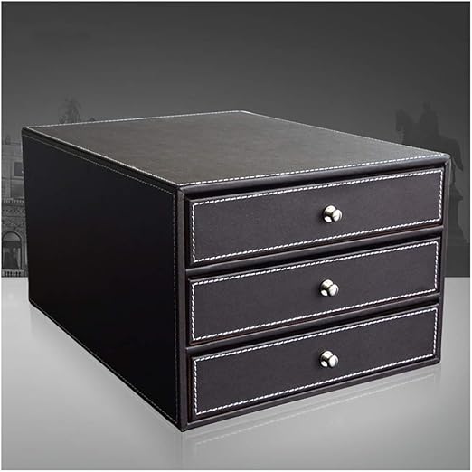 Amazon Com Rrh 3 Drawer Leather Mobile Desktop File Cabinet