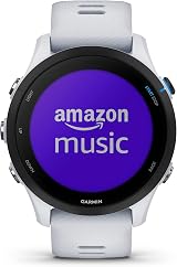 Garmin Forerunner 255 Music GPS Running Smartwatch White Long Battery view 2
