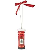 Spode &ndash; Tree Brit Post Box Ornament &ndash; Red