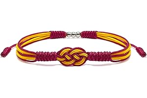 HARACRAFT Infinity Country Proud Bracelet, Forever Country Flag Color Tibetan Bracelet, Surfer String Wrap Bracelet for Men, Women, Forever Friendship, Luck and Protection