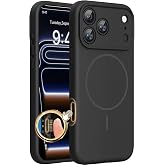 Miracase Silicone &amp; Magnetic for iPhone 17 Pro Max Case, Black | Compatible with MagSafe, Camera Control Cover, Premium Silicone Cover Shockproof Drop Protection Phone Case for 17 Pro Max