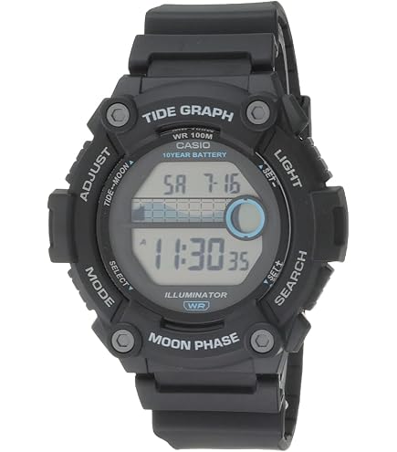 Amazon.com: Casio Men's AW49HE-2AV Ana-Digi Dual Time Watch