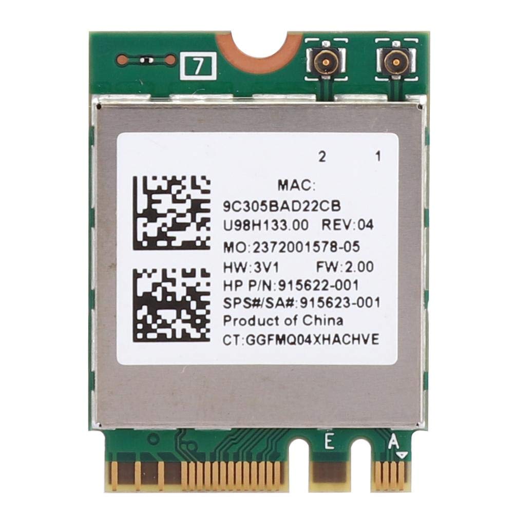 Wendry Network Card,RTL8822BE Dual Band 2.4G/5G M.2 Interface Network Card,Support for Bluetooth 4.2,the Speed can be Up to 867Mbps
