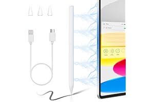 TiMOVO Stylus Pen for iPad Wireless Charging Apple Pencil 2nd Generation for iPad 6/7/8/9/10th Gen,iPad Pro 13/11/12.9",iPad 