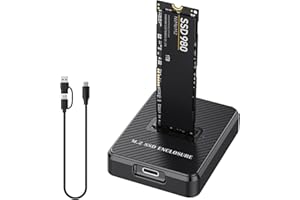 M.2 NVMe & SATA to USB C Docking Station, M2 SSD to USB A Reader Adapter for Both M.2 (M Key, B+M Key) NVMe NGFF SATA Dock, S