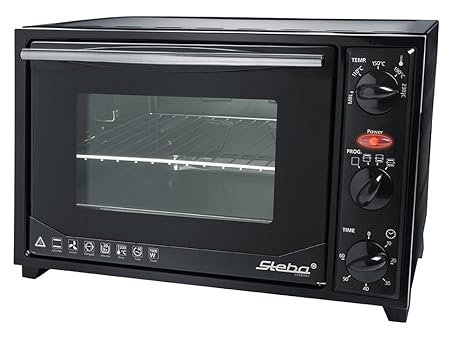 Steba KB 27 U.3 Umluft Grillbackofen 22 prozent Energieeinsparung durch Gehäuseisolierung, 20 L Volumen