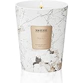 M&SENSE Santal Scented Soy Candle, 3 Wick Highly Scented 14.1 Oz 80H, Aromatherapy Christmas Gift for Women and Men