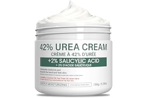 150G Urea Cream for Feet - Deep Moisturizing Foot Cream for Dry Cracked Heels & Rough Skin, Fast Repairing Non-Greasy Foot Ca