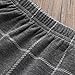 Dinlong Infant Baby Boys Summer Casual Clothes Set Plaid Pocket Vest Tops +Shorts (12~18 Month, Black)