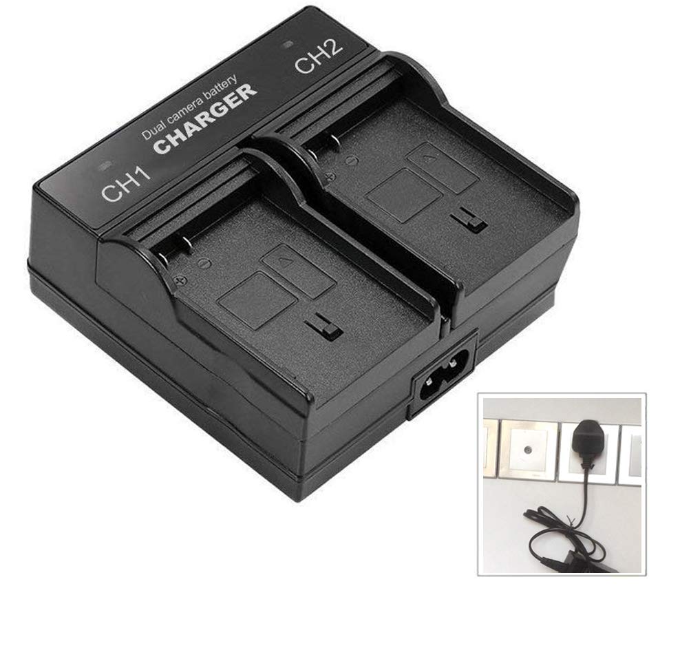 Marca nueva xjgmao® AC Cargador doble cargador de batería doble LP ...