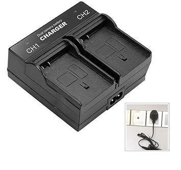 Marca nueva xjgmao® AC Cargador doble cargador de batería doble LP ...