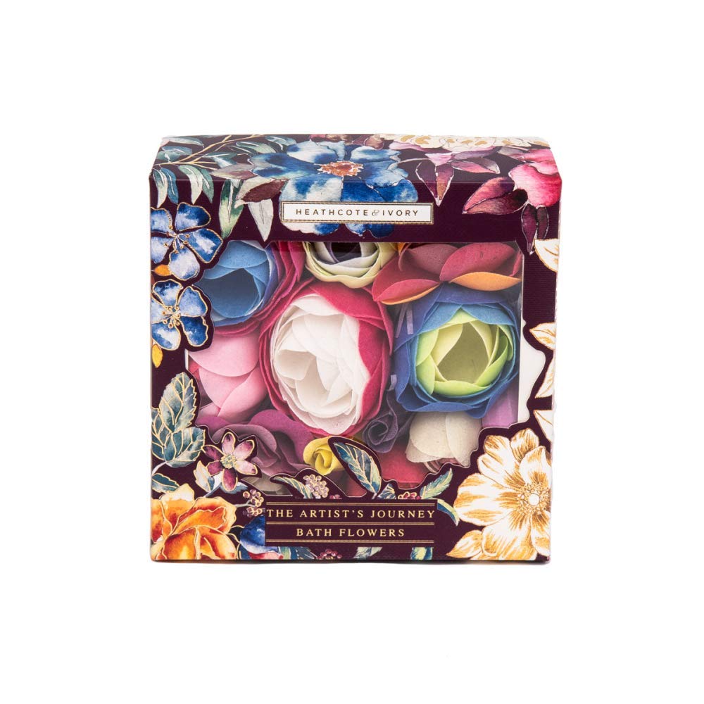 Heathcote & Ivory The Artist's Journey Romantic Bath Flowers in Gift Box, 70 g