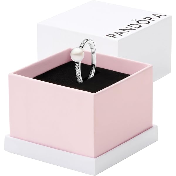 PANDORA リング 6点セット サイズ52 Amazon.com: Pandora Duo Treated Freshwater Cultured Pearls Ring