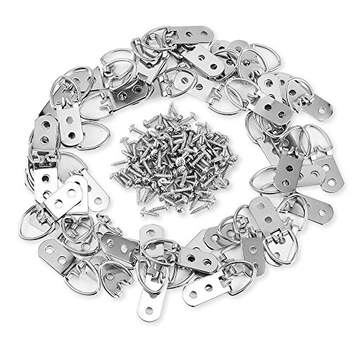 FUCAS D Ring Picture Hangers Heavy Duty Hanging Picture Frame Hangers