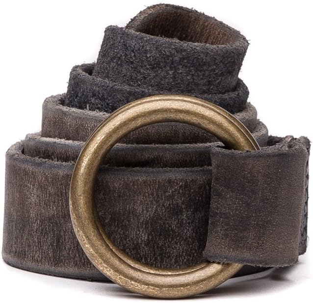 Jean Shop Double Ring Leather Belt Accessory Made in USA