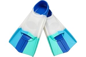 Gugmoy Kids Swim Fins,Comfortable Silicone Flippers for Swimming and Diving,Size Suitable Beginners Kids Girls Boys Adults