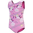 GK Stars Gymnastics & Dance Leotard for Girls and Toddlers - Activewear One Piece Outfit in Fun Colorful Prints