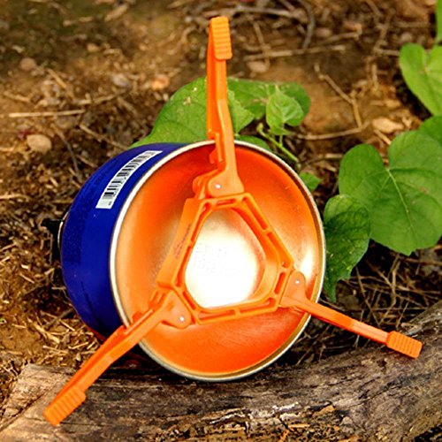 Camping Cookware Set, Petforu Cooking Utensils [Backpacking & Camping Stoves] + [Camping Pots & Pans] + [Ignition Canister Stove & Canister Stand Tripod] - Thumbnail 6