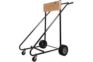 LEADALLWAY Outboard Boat Motor Stand Carrier Cart Dolly Storage Pro Heavy Duty Multi Purposed Engine Stand