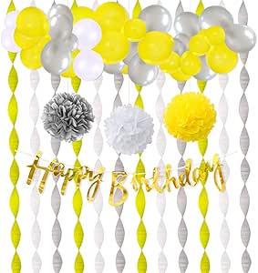 Kreatwow Suministros de Decoraciones para Fiestas de cumpleaños