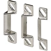 Prime-Line K 5148 1-11/16 In. Zinc Diecast Constructed Strike Plate Assortment for Use with Storm Door and Screen Door Latching Hardware (1 Set)