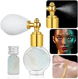 AOOWU Glitter Spray Shiny Body & Face Highlighter Colorful Silver Spray view 8