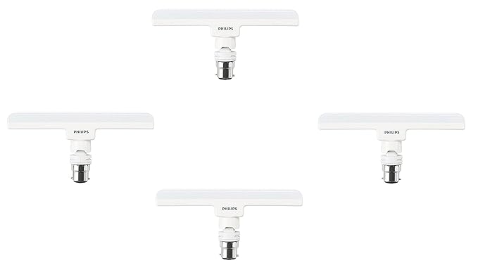 Philips Plastic B22 Base 18 W LED T-Bulb (Cool Day Light) -Pack of 4