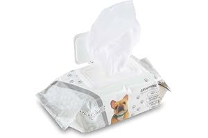 CUDLIE 110 Pack Pet Grooming Wipes - Large & Extra-Large Sizes - Lavender, Aloe, & Unscented Variations - Hypoallergenic & Extra Durable - Perfect for Dogs & Cats, 6"x8"