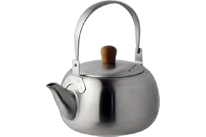 Nagao TM-500 Tsubame Sanjo Teapot, 16.9 fl oz (500 cc), 18-8 Stainless Steel, with Vine, Made in Japan
