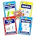 School Zone Flash Cards Super Set Toddler Kids -- 4 Packs (ABC Flash Cards, Numbers, Colors and Shapes, Sight Words, Stickers)