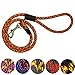 Extremely Durable Dog Rope Leash, Premium Quality Mountain Climbing Dog Rope Lead, Strong, Sturdy and Comfortable Leash, Supports the Strongest Pulling Large and Medium Sized Dogs, 3-feet, Red