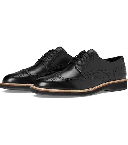 Amazon.com | Cole Haan Mens Goto Wing Oxford, Black/Gray Midsole