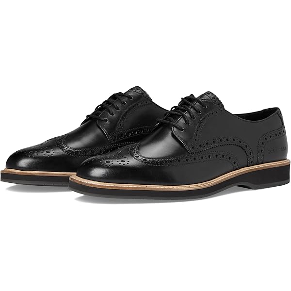 Amazon.com | Cole Haan Men's Flexgrand+ Cap Toe Oxfords, Black