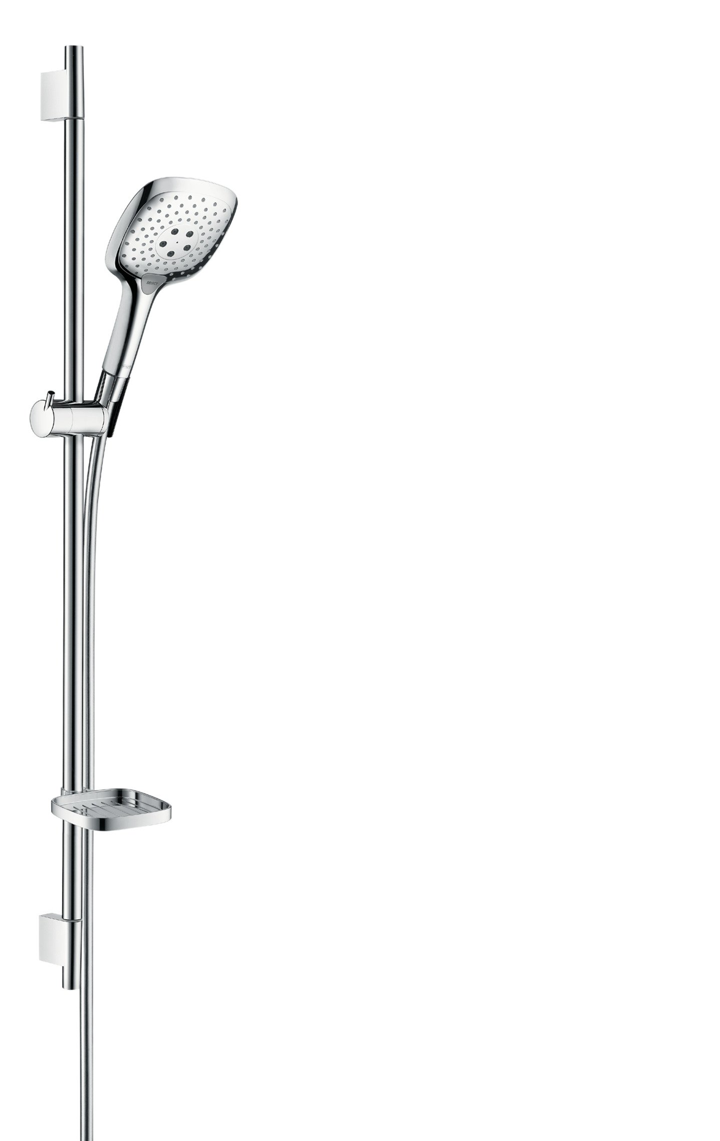 hansgrohe Raindance Select E Shower set 150 3jet with shower rail 90 cm and soap dish